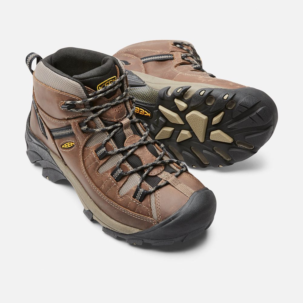 Keen Laarzen Heren Bruin/Zwart - Targhee Ii Waterproof Mid - 10924-ZCIW